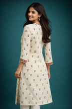 Ivory Heritage Print Cotton Set