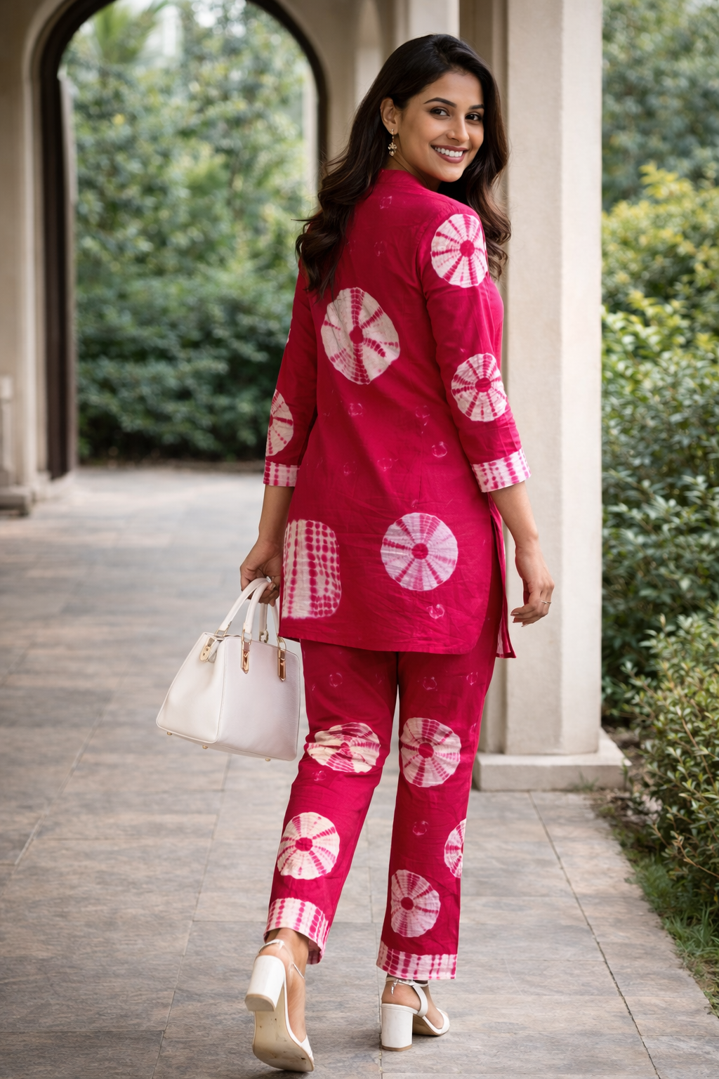 Rani Bandhani Premium Co-Ord Set