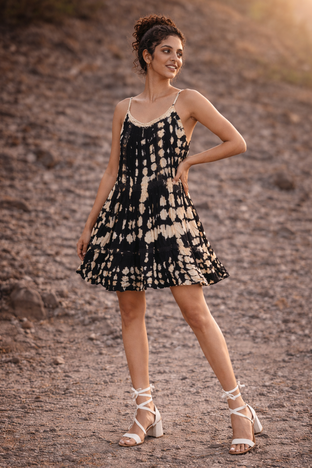 Swing Tie-Dye short Dress