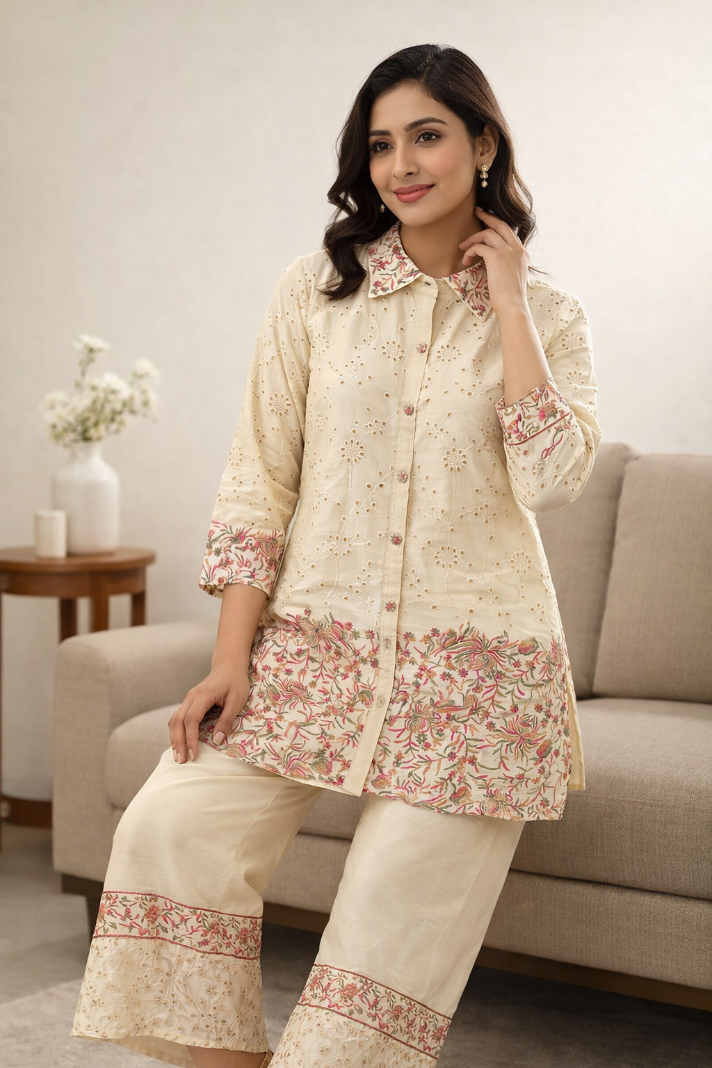 Pearl Mist Chinnon Co-Ord
