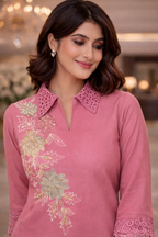 Rose Embroidered Co-ord set
