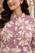 Dusty Mauve Rayon Co-Ord