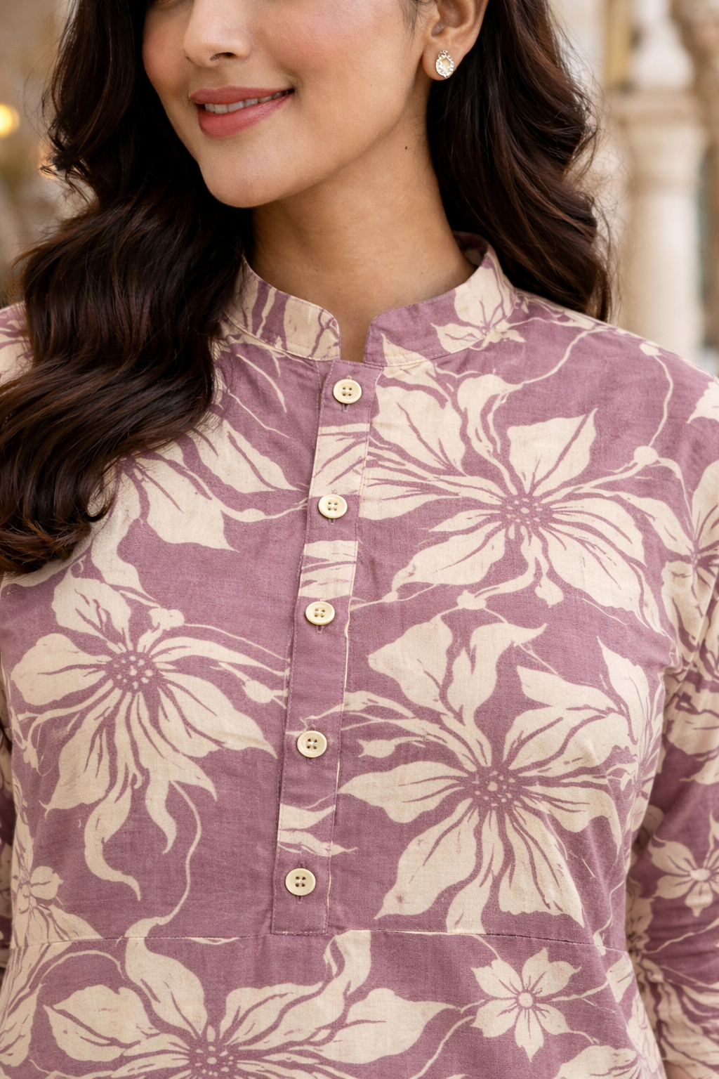 Dusty Mauve Rayon Co-Ord