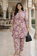 Dusty Mauve Rayon Co-Ord