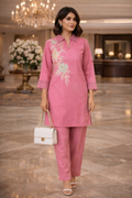 Rose Embroidered Co-ord set