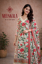 Gul-Rang Kurti Set 2 Tone Cotton