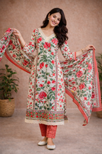 Gul-Rang Kurti Set 2 Tone Cotton