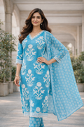 Saanvi Blossom Kurti Set
