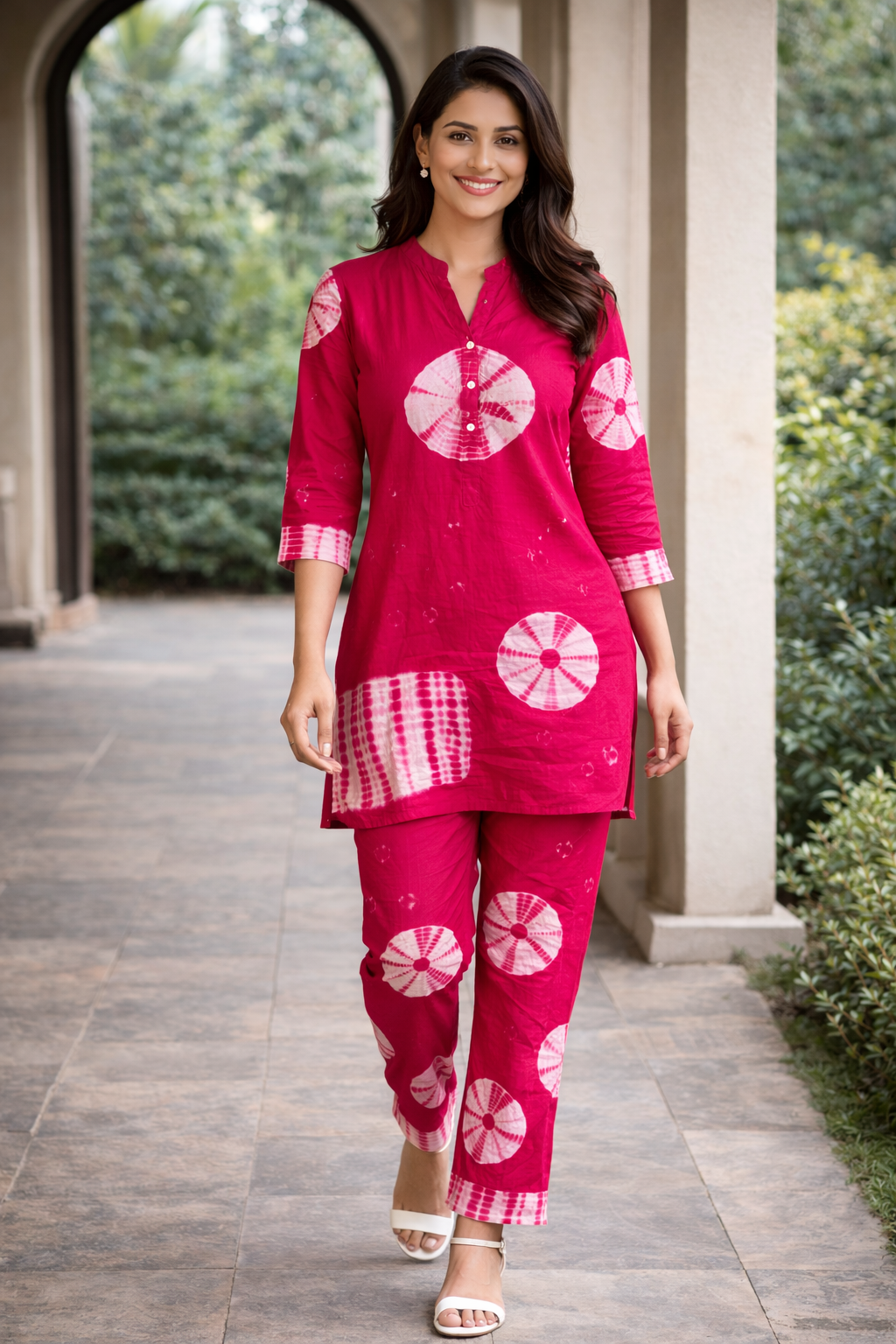 Rani Bandhani Premium Co-Ord Set